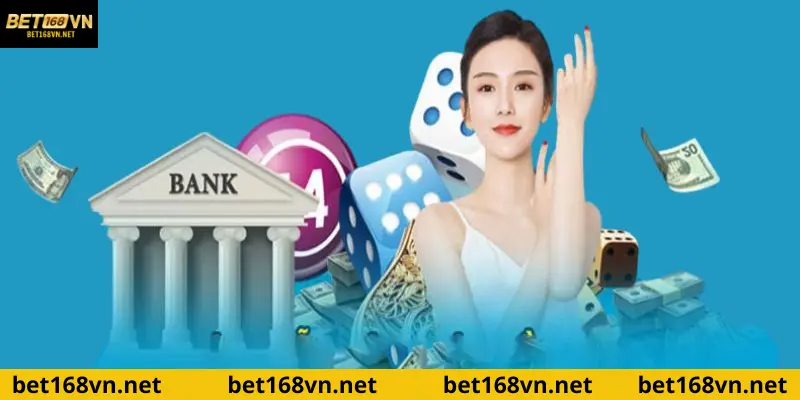 Rút tiền bằng ngân hàng tại bet168vn